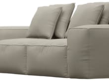 Riley Plaza Natural Modular Sofa - 2 Seater color Plaza Natural