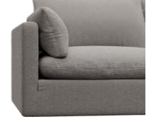 Willow Boucle Pumice Corner Sofa - 4 Seater RAF Terminal color Boucle Pumice