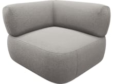 Beckett Boucle Pumice Sofa Module Corner color Boucle Pumice