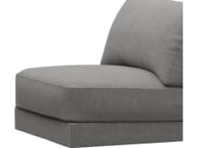 Monica California Slate Armless Sofa Chair Module color California Slate