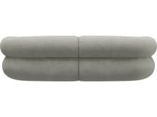 Colette Toorak Pebble Sofa - 3 Seater color Toorak Pebble