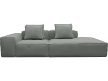 Riley Tribute Storm Modular Sofa - 1x Arm, 1x Armless, 1x Right Terminal color Tribute Storm