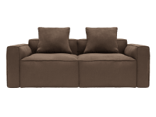 Riley Apt Muse Chocolate Sofa - 2 Seater color Muse Chocolate