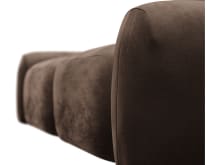 Beckett Muse Chocolate Modular Sofa - 2 Seater color Muse Chocolate