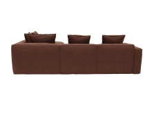 Riley Apt Muse Rust Sofa - 5 Seater RAF Terminal color Muse Rust