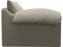 Ludlow Plaza Natural Armchair color Plaza Natural