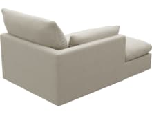 Willow Muse Flax Chaise Left Arm Facing Sofa Module color Muse Flax