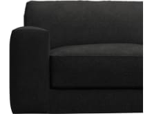 Monica California Charcoal Chaise Sofa - 3 Seater color California Charcoal