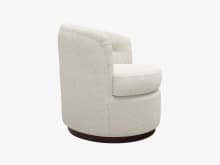 Penelope Swivel Chair Boucle Ivory color Boucle Ivory