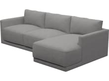 Haven Apt California Slate Chaise Sofa color California Slate