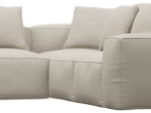 Riley Isla Sea Pearl Modular Sofa - Arm, 2x Armless, Corner, Left Terminal color Isla Sea Pearl