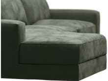 Monica Muse Forest Chaise Sofa - 3 Seater color Muse Forest