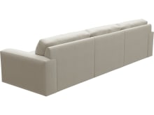 Monica Muse Flax Chaise Sofa - 3 Seater color Muse Flax