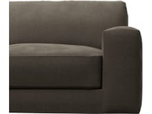 Monica Muse Mink Chaise Sofa - 3 Seater color Muse Mink