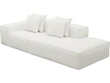 Riley Tribute Shell Modular Sofa - 1x Arm, 1x Armless, 1x Right Terminal color Tribute Shell