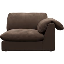Ludlow Muse Chocolate Right Arm Facing Chair Module color Muse Chocolate