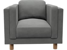 Hayes Maya Flint Armchair color Maya Flint