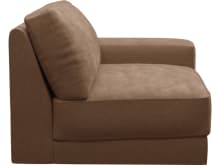 Monica Tribute Chestnut Right Arm Facing Chair Module color Tribute Chestnut