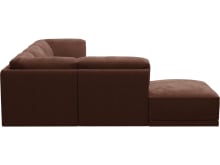 Emily Modular Sofa Muse Rust - 5 Piece color Muse Rust