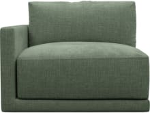 Haven Tribute Dark Jade Left Arm Facing Chair Sofa Module color Tribute Dark Jade