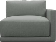 Haven Tribute Storm Right Arm Facing Chair Sofa Module color Tribute Storm