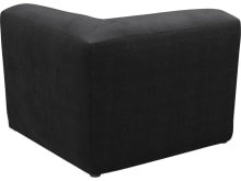 Copenhagen Plaza Flint Grey Square Corner Chair Sofa Module color Plaza Flint Grey