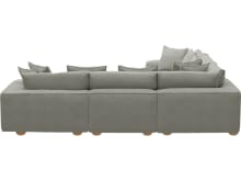 Tully Toorak Pebble Modular Sofa - 5 Piece color Toorak Pebble