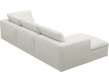 Cloud Deep Tribute Shell Modular Sofa - 3 Seater Chaise color Tribute Shell