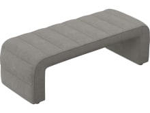 Maeve Bench Isla Soft Grey color Isla Soft Grey