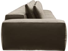 Riley Tribute Walnut Modular Sofa - 1x Arm, 4x Armless, 1x Right Terminal color Tribute Walnut