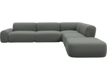 Beckett Tribute Storm Modular Sofa - 6 Piece color Tribute Storm
