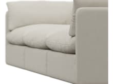 Willow Toorak Pearl Modular Sofa - 3 Seater color Toorak Pearl