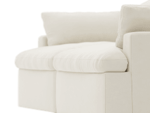 Retreat Muse Flax Modular Sofa - 2 Piece color Muse Flax