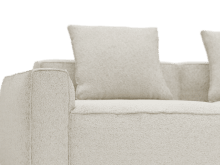 Riley Apt Boucle Ivory Sofa - 5 Seater RAF Terminal color Boucle Ivory