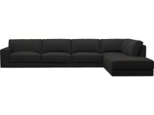 Monica California Charcoal Sofa - 6 Seater RAF Terminal color California Charcoal