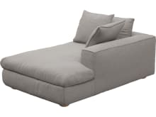 Tully Boucle Pumice Chaise Right Arm Facing Module color Boucle Pumice