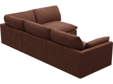 Willow Muse Rust Corner Sofa - 4 Seater RAF Terminal color Muse Rust