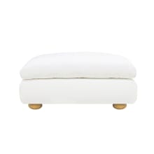 Tully Muse Frost Ottoman color Muse Frost