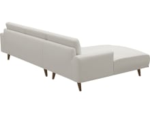 Dane Tribute Ice Chaise Sofa - 3 Seater color Tribute Ice