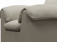 Ludlow Plaza Natural Armchair color Plaza Natural