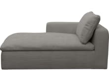 Cloud Deep Chaise Left Module Isla Soft Grey color Isla Soft Grey