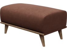 Dane Muse Rust Ottoman color Muse Rust