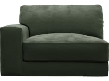 Monica Muse Forest Left Arm Facing Chair Module color Muse Forest