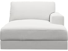 Monica Muse Frost Right Arm Facing Chaise Module color Muse Frost