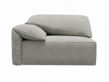 Clarence Toorak Pebble 2 Seat Left Arm Facing Sofa Module color Toorak Pebble