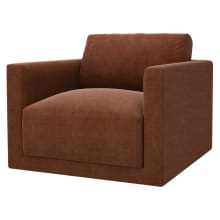 Haven Muse Rust Swivel Chair color Muse Rust