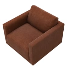 Haven Muse Rust Swivel Chair color Muse Rust