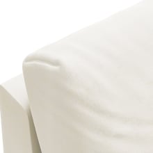 Haven Muse Flax Armless Sofa Chair Module color Muse Flax