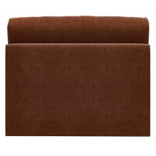Haven Muse Rust Armless Sofa Chair Module color Muse Rust