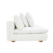 Tully Muse Frost Armless Sofa Chair Module color Muse Frost